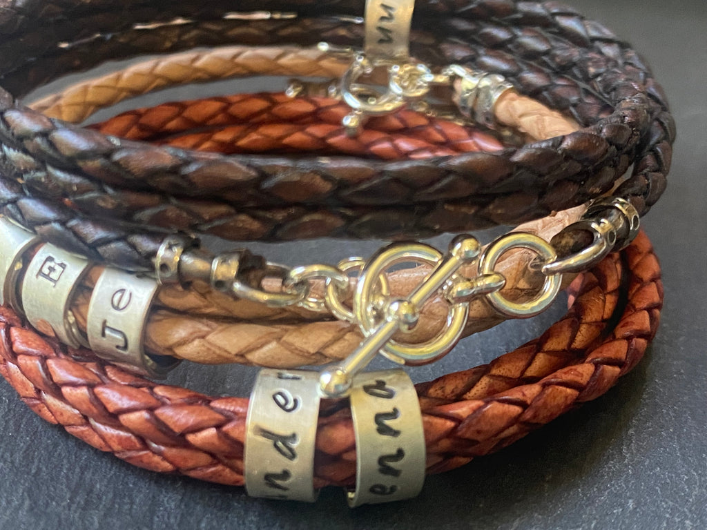 Women's Braided Leather Bracelet